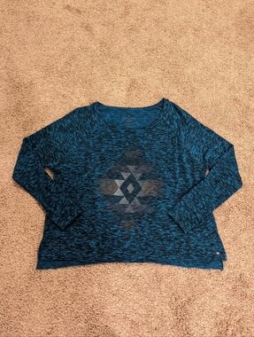 American Eagle Soft & Sexy Plush Graphic Tee Long Sleeve Shirt Size Medium
